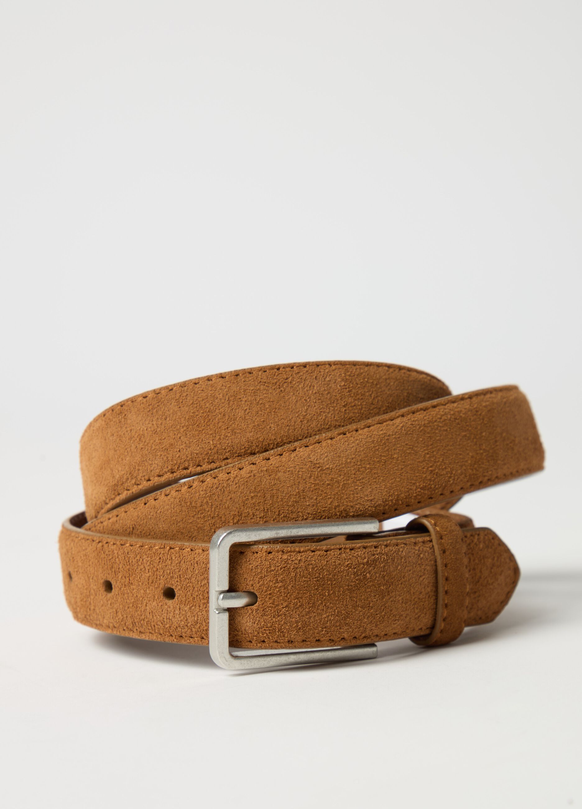 Suede belt