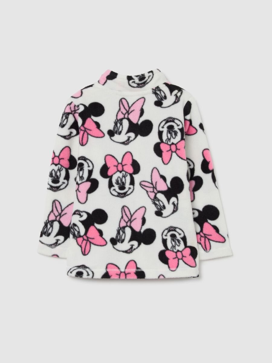 Regular Fit Multicolour Fleece Sweatshirt for Girls with Disney Prints_1