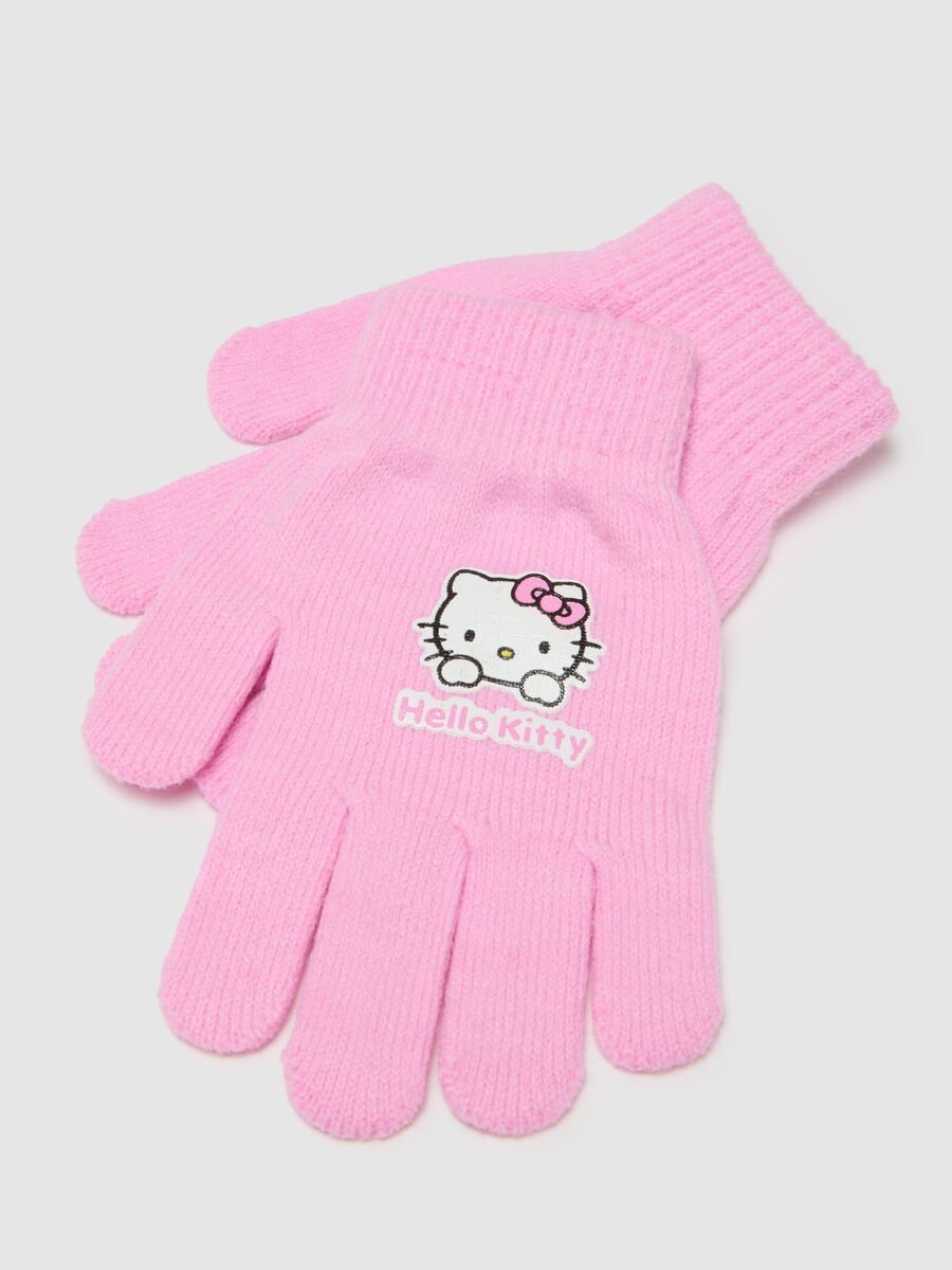 Pink girl's gloves_2