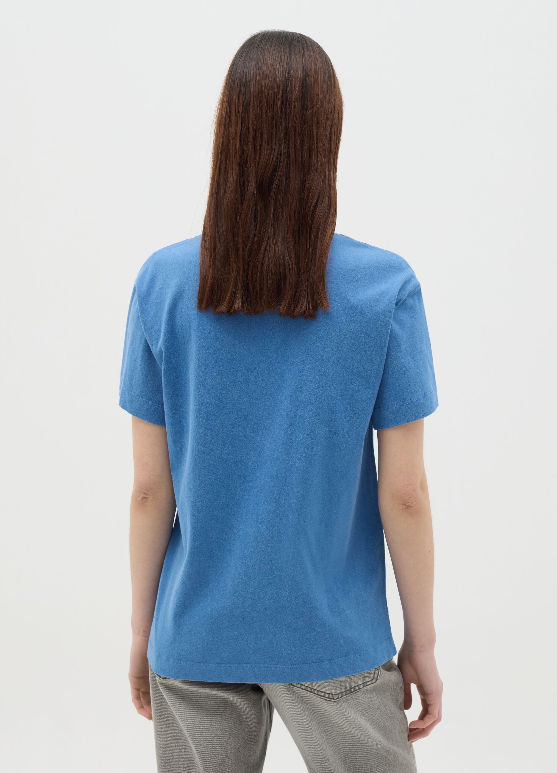 Light blue T-shirt with Stitch print
