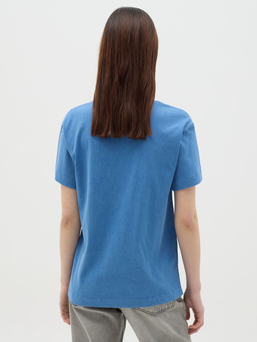 Light blue T-shirt with Stitch print_3