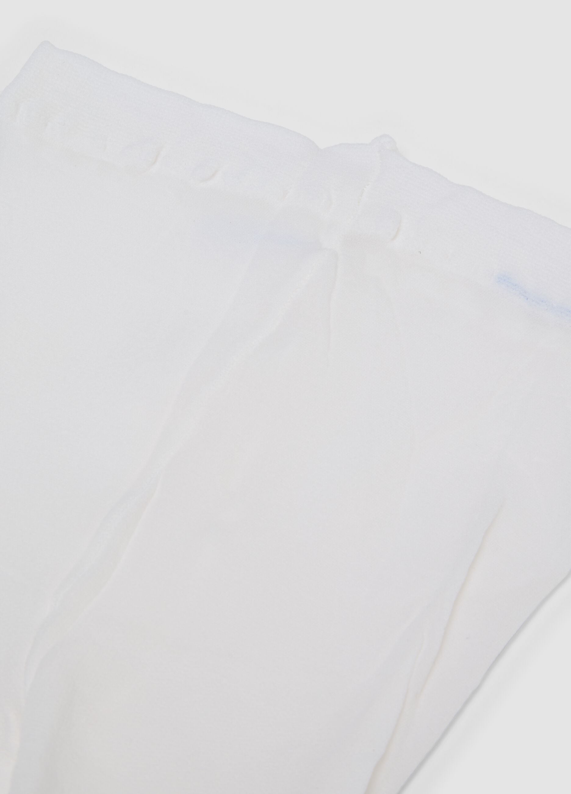 Bipack di collant bianchi in tessuto elasticizzato
