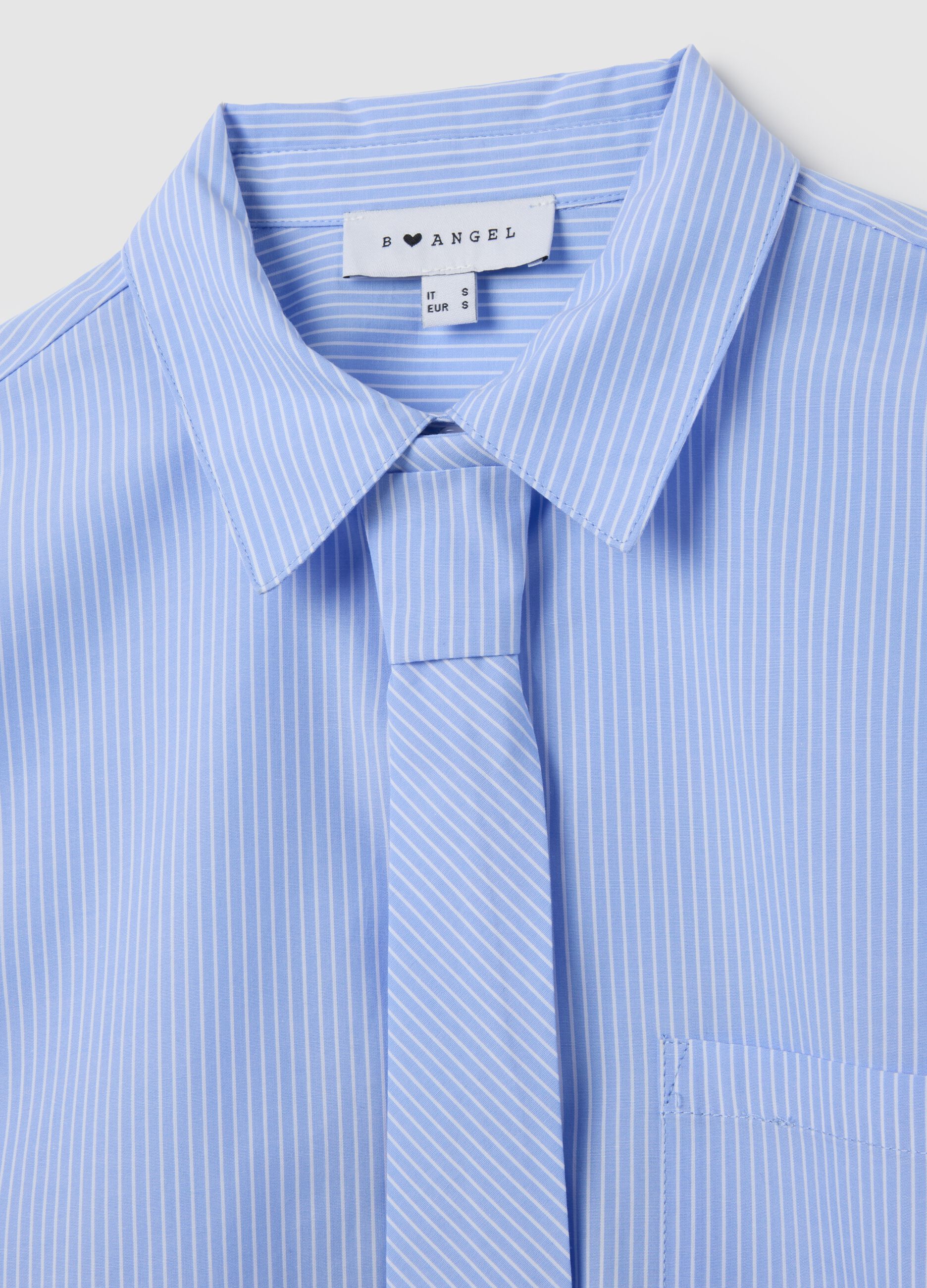 Blue Poplin Shirt