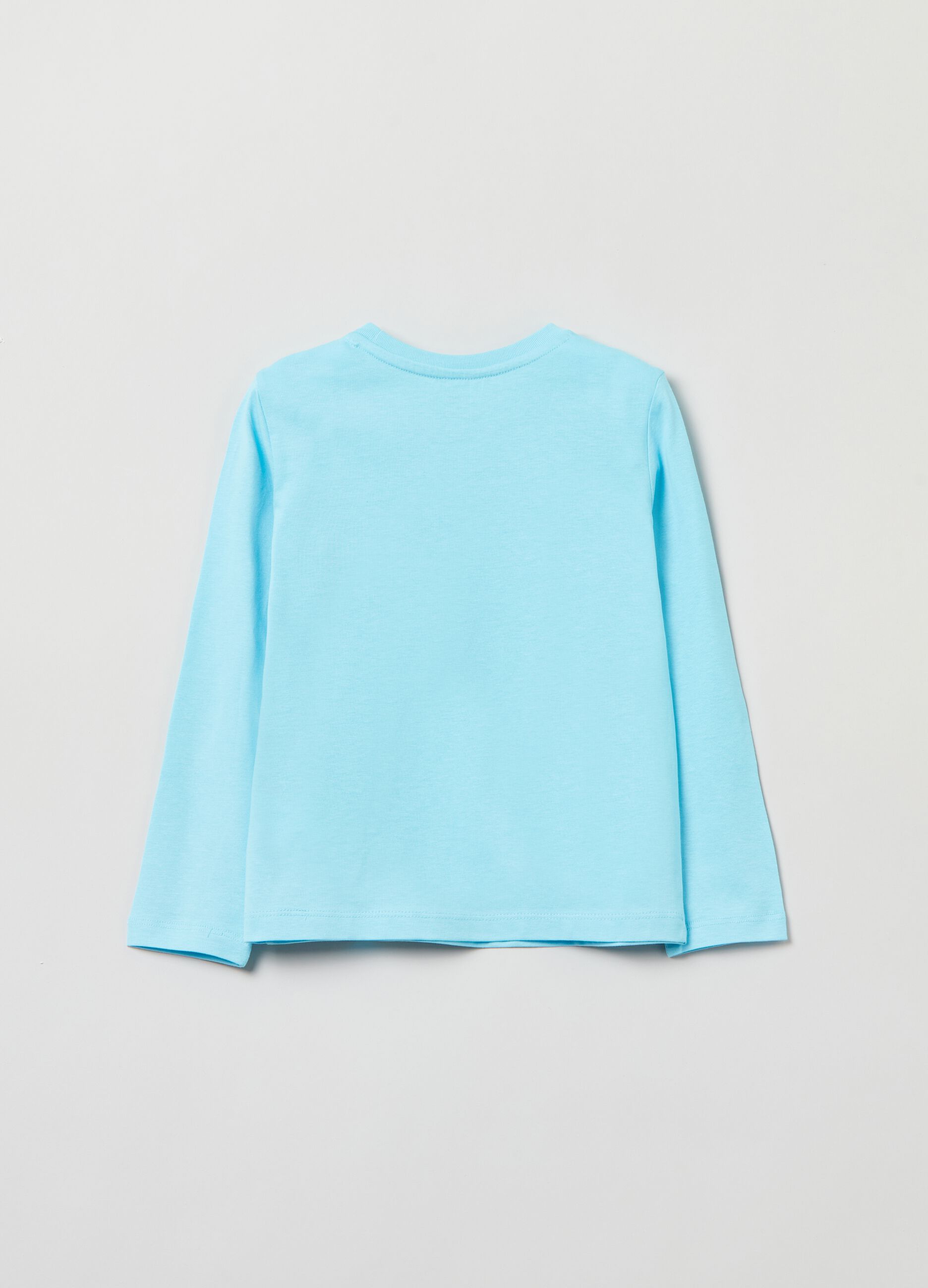 T-shirt a maniche lunghe con stampa_1