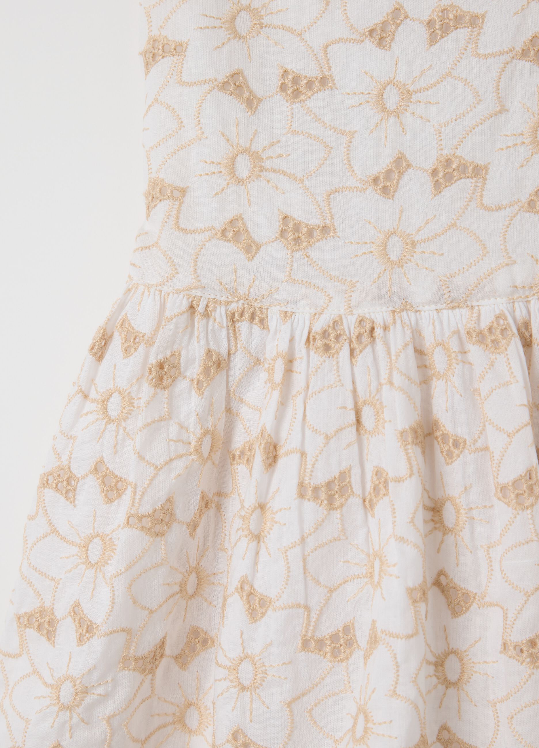 Abito da bambina in puro cotone multicolor regular fit con stampa