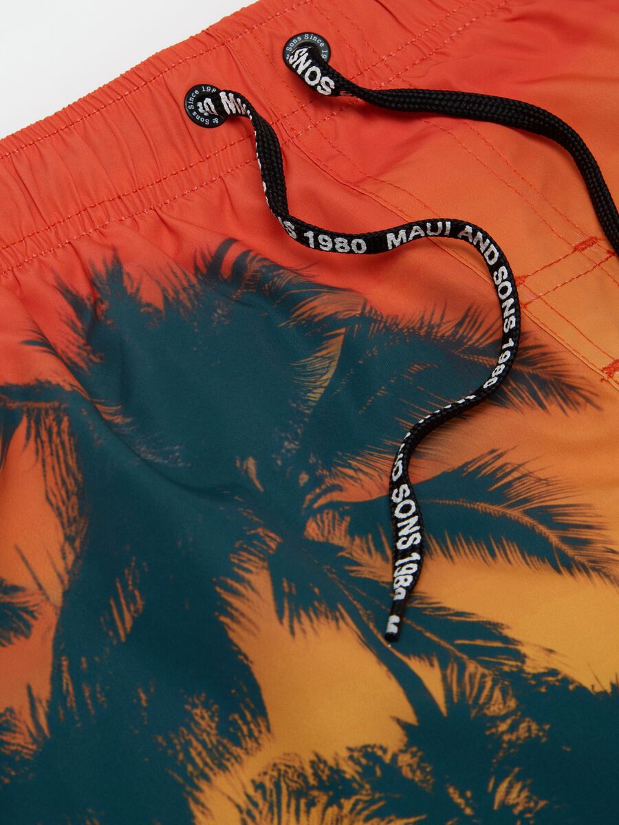 Shorts da mare da ragazzo in tessuto multicolor regular fit_3