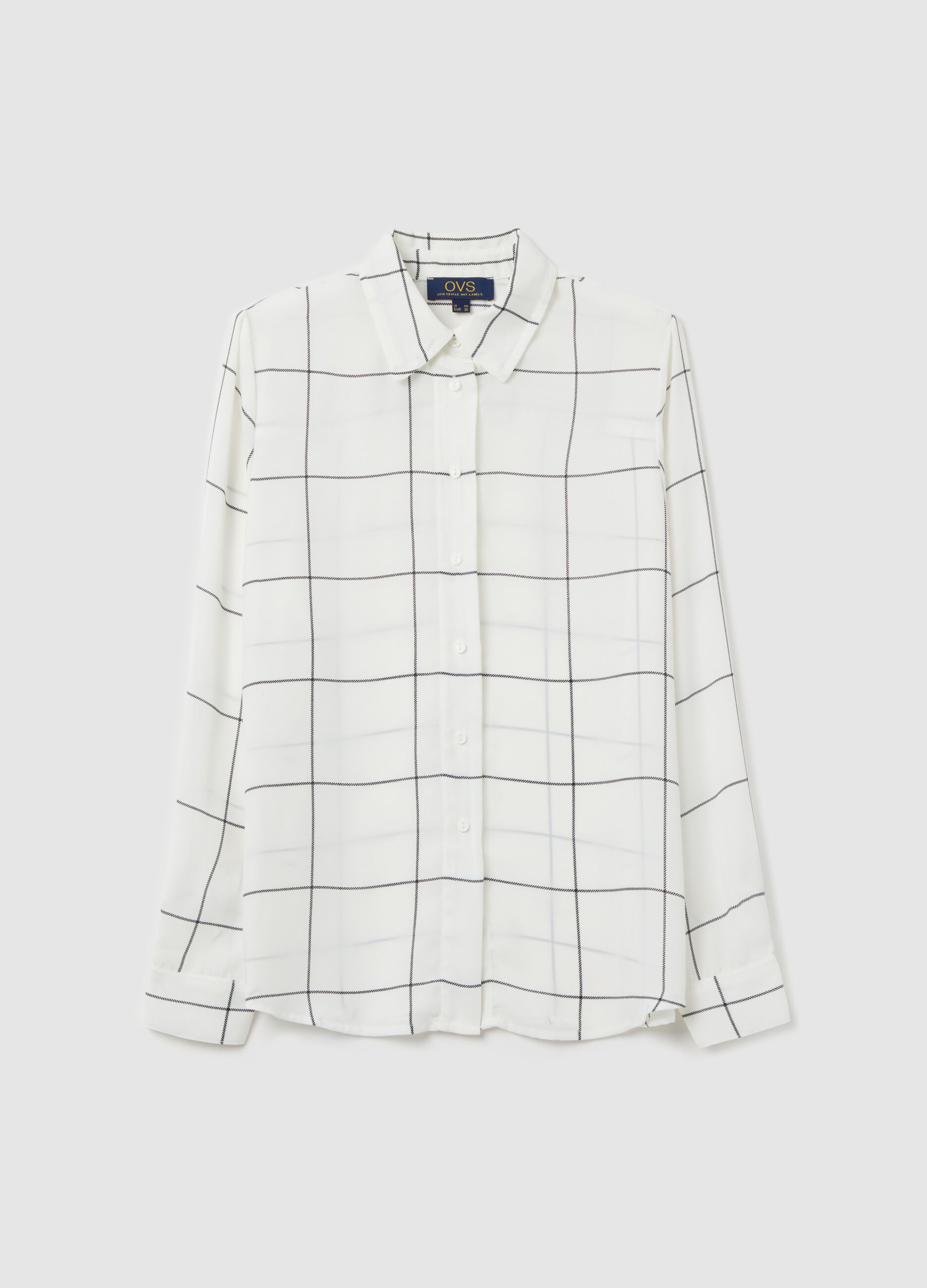 Camicia con stampa all-over