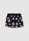 Girls' pure cotton multicolour shorts regular fit with prints_1