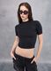Mockneck Black T-shirt_0