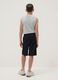 Boys&rsquo; black regular-fit shorts in 100% organic cotton_1