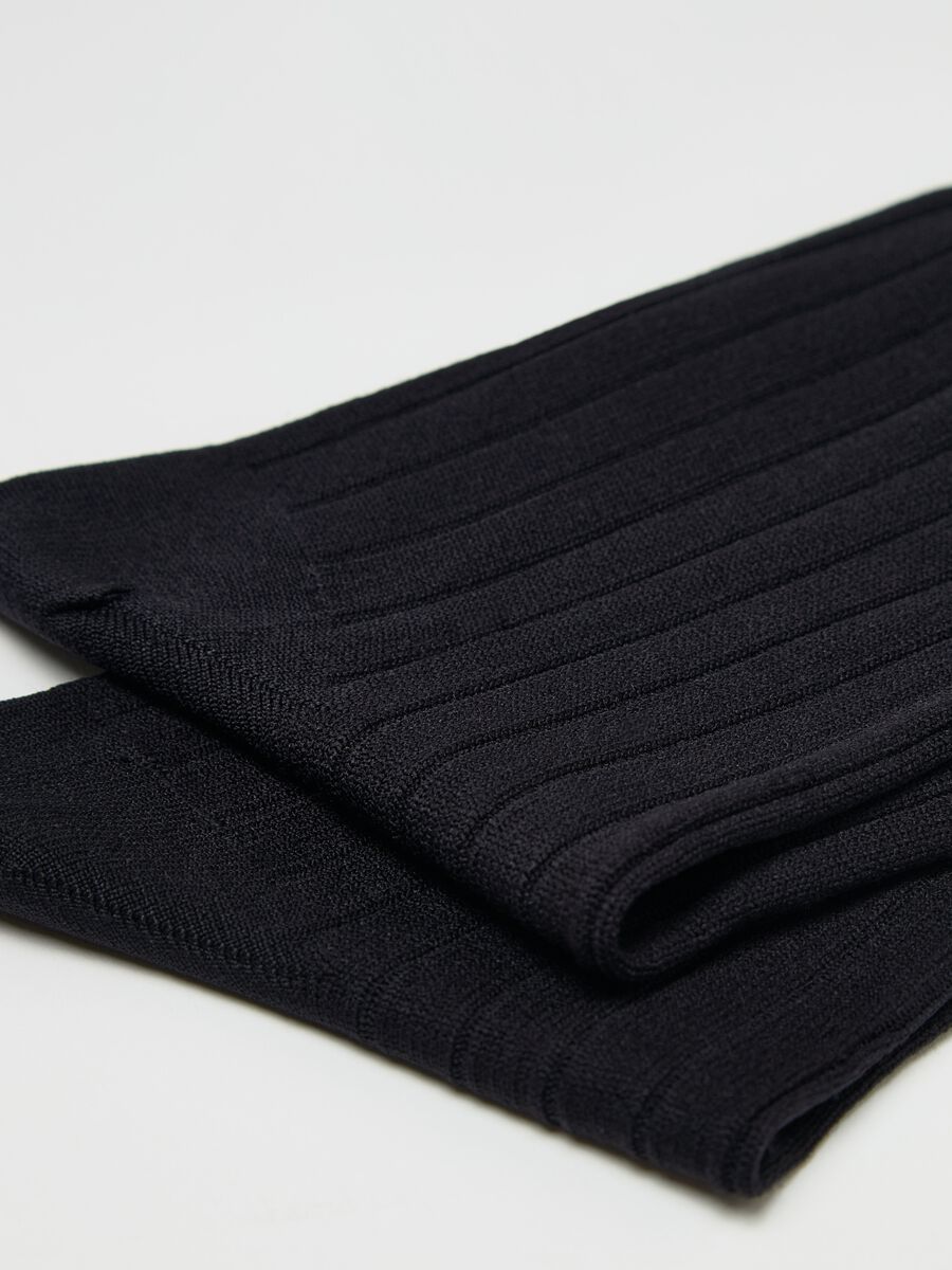 Two-pair pack short ribbed socks_2