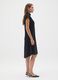 High-neck maternity black dress_1