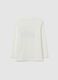White pure cotton children's jumper regular fit_1