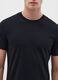 Men's black pure cotton t-shirt_1