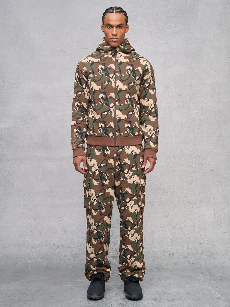 Teddy Cargo Sweatpants Camouflage_1