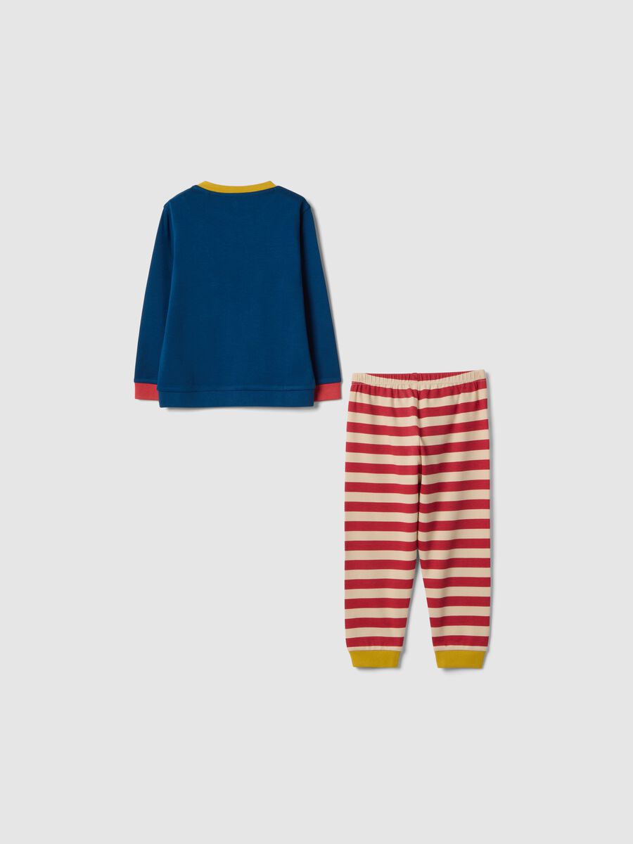 Newborn Regular Fit Multicolour Pure Cotton Pyjamas with Superheroes_1