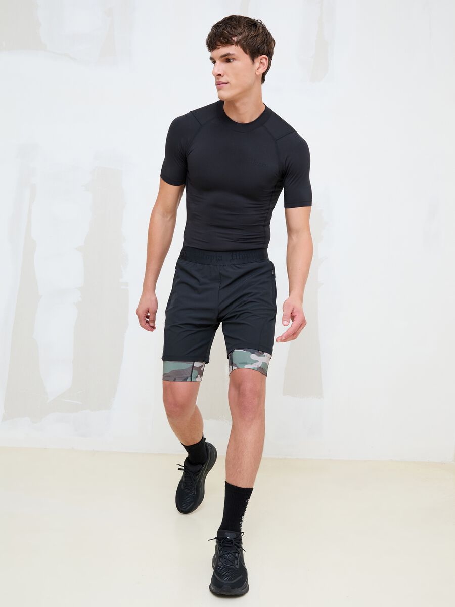 Technical Shorts Camo-Black_1