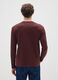 Maglia in puro cotone marrone regular fit_2