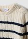 Striped multicolour pure cotton jumper, regular fit for baby_2