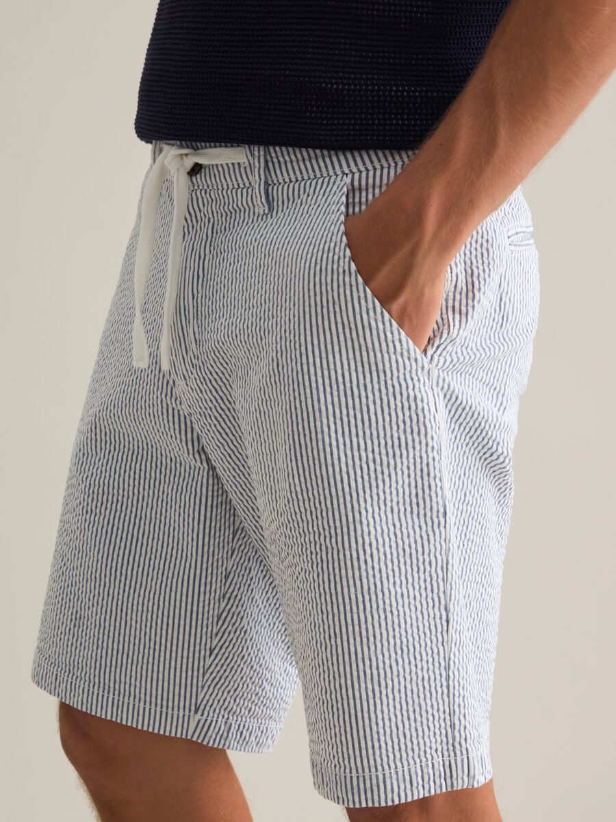 Men's Multicolor Stretch Cotton Regular Fit Shorts_3
