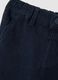 Regular fit blue stretch cotton blend toddler trousers_2