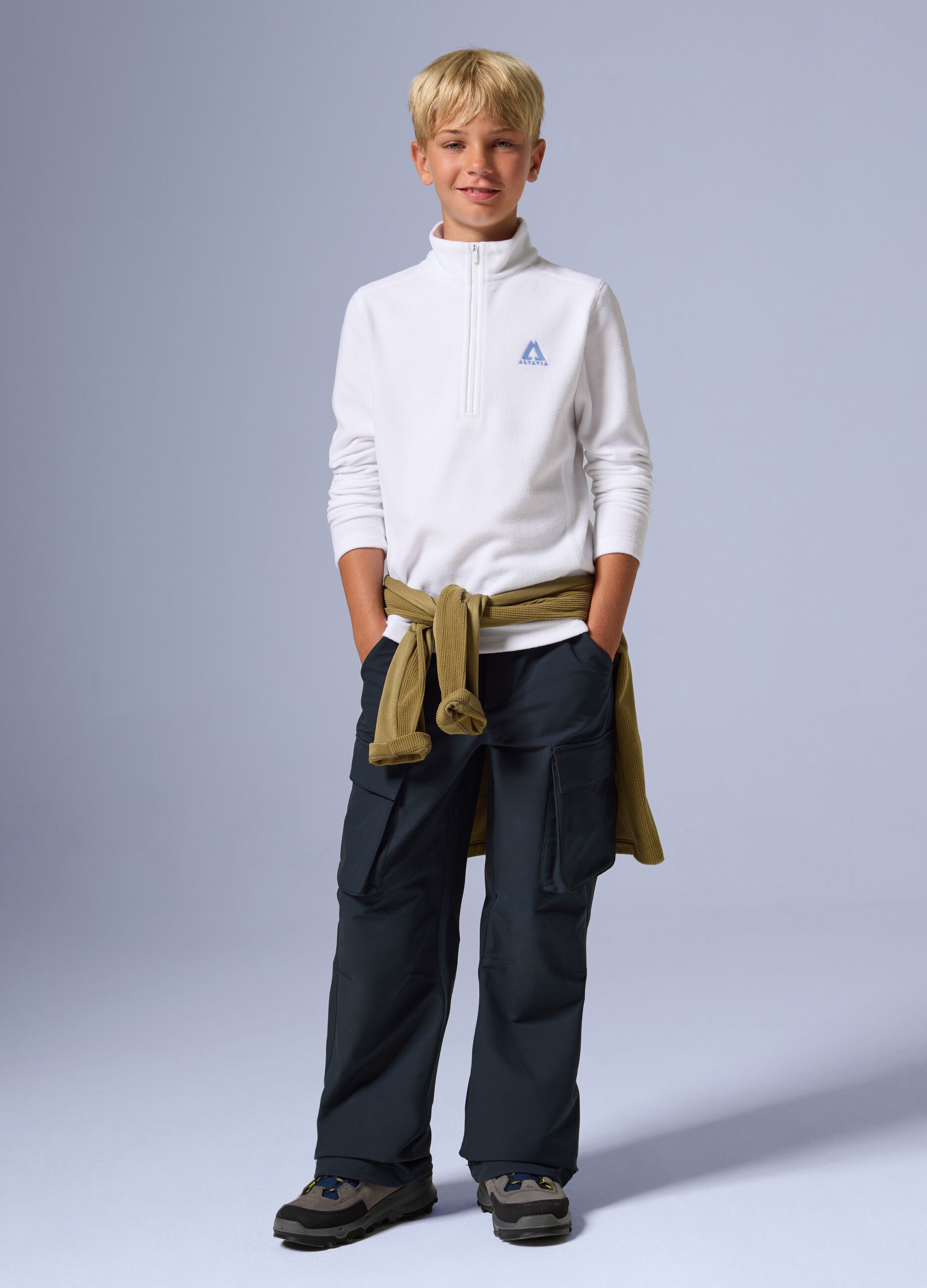 Pile half zip ALTAVIA WITH DEBORAH COMPAGNONI