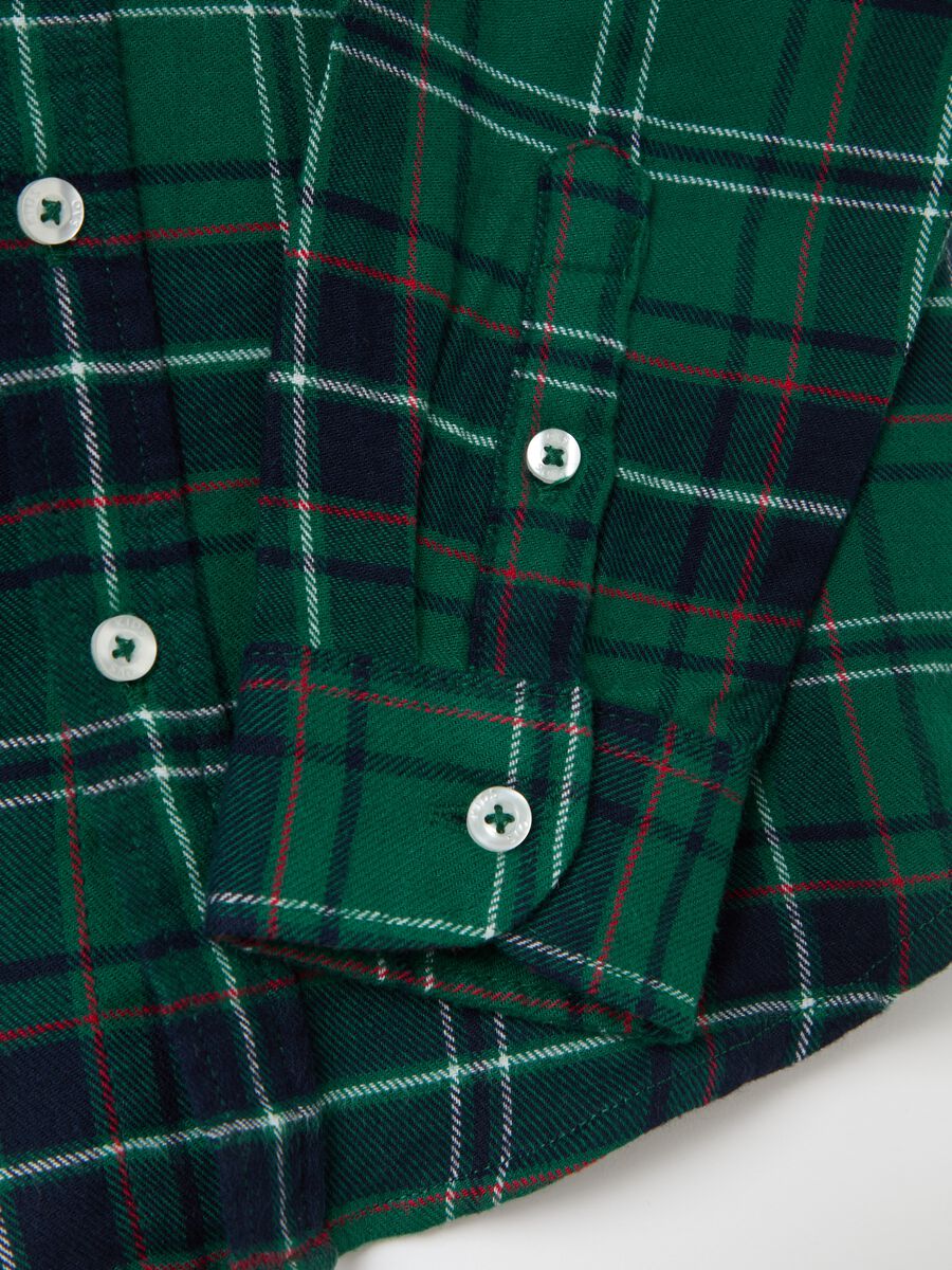 Tartan shirt in flannel_3
