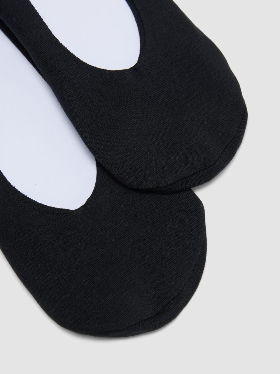 2-pack of black organic cotton ballerina socks_2