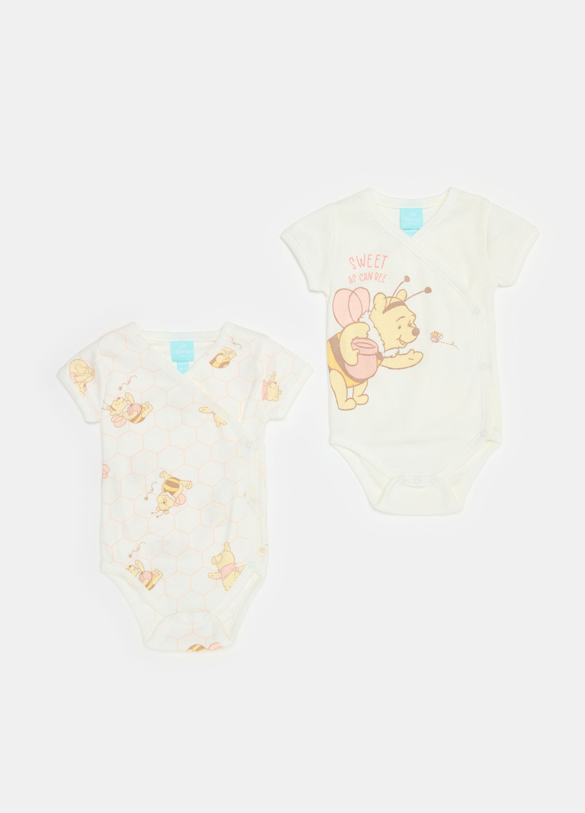 Two-pack Winnie the Pooh organic cotton bodysuits