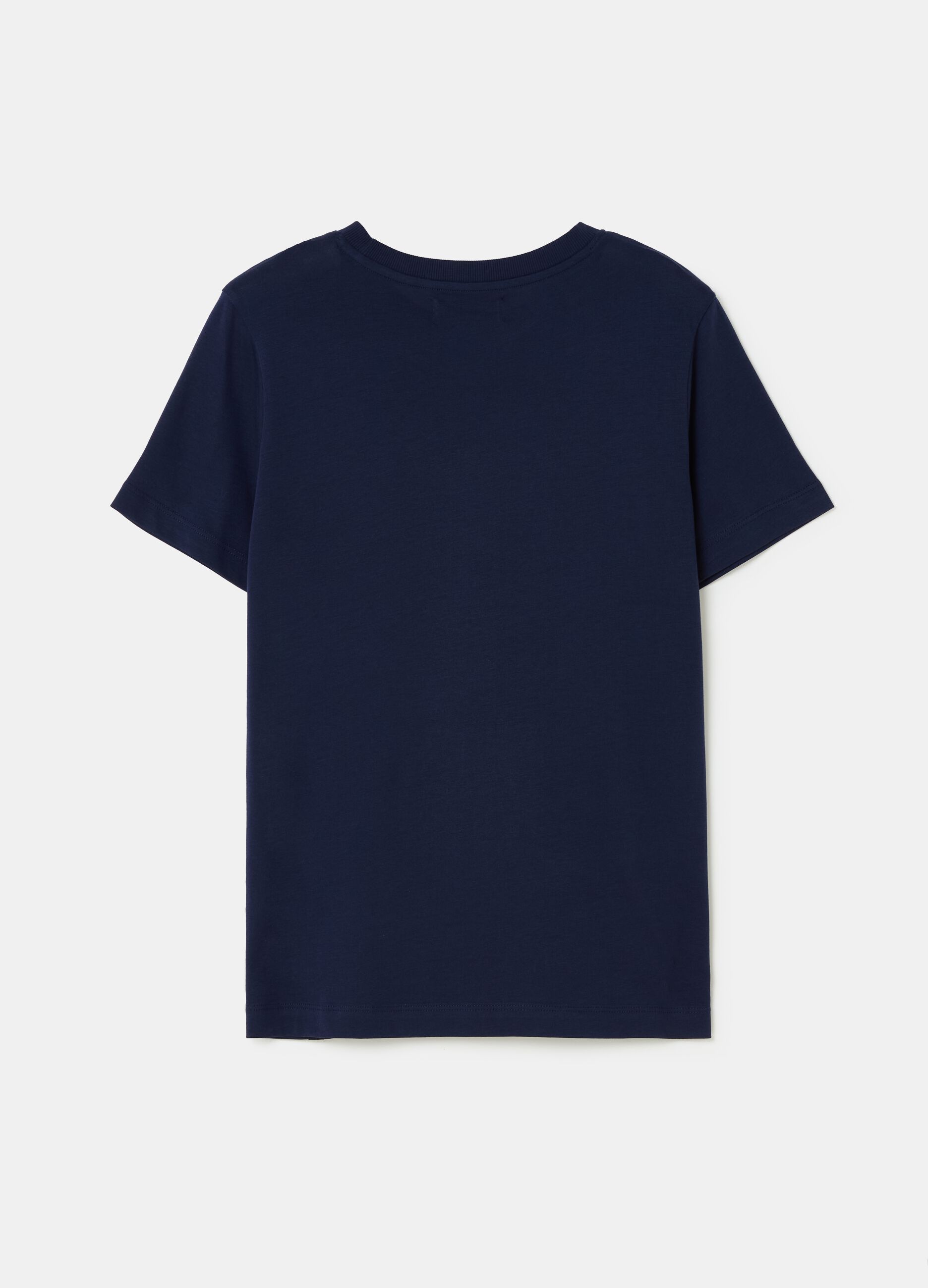 T-shirt girocollo in cotone Supima