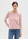 Pink long jersey sweater_1