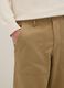 Pure cotton brown chino trousers regular fit_3