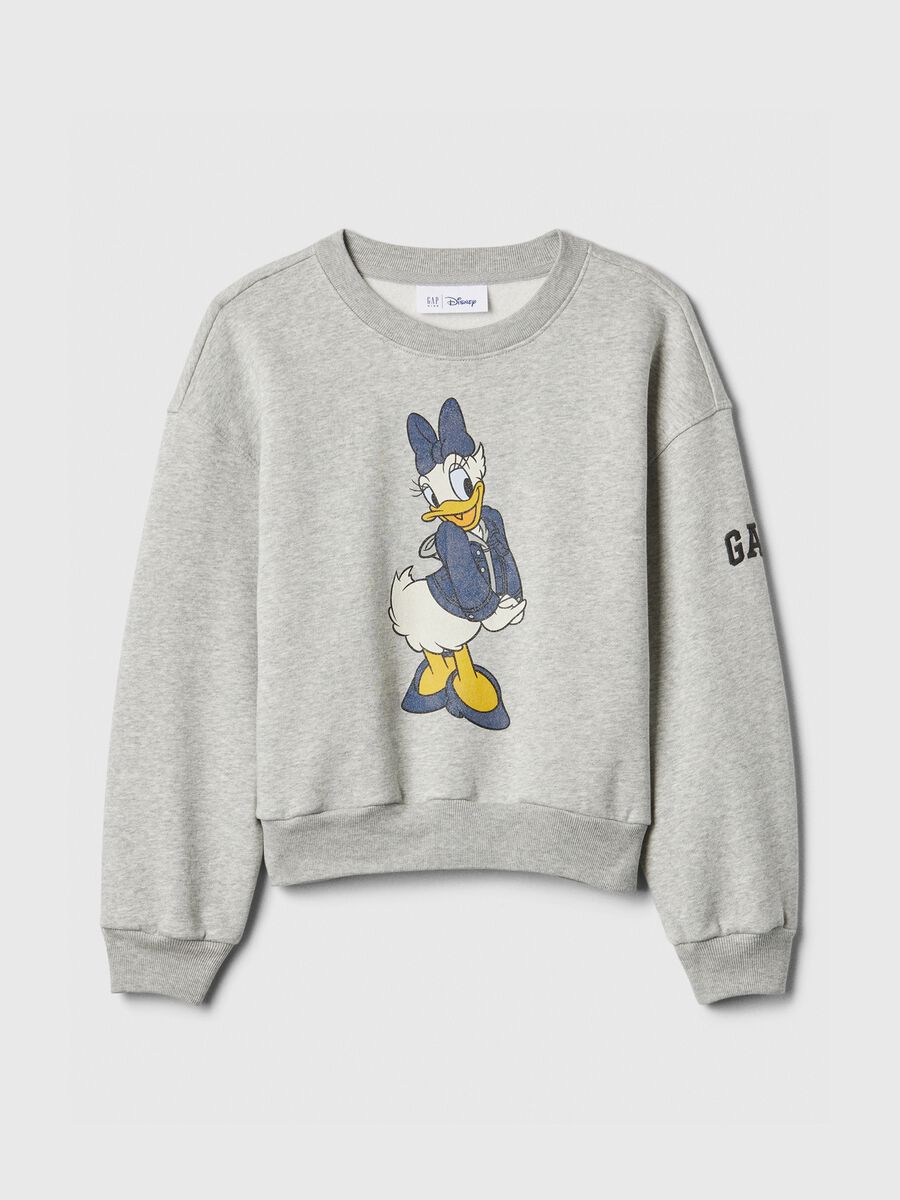 Sweatshirt with Daisy Duck print and embroidered logo_0