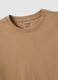 Brown pure cotton crew neck t-shirt regular fit_1