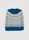 Multicolour children's regular fit jumper with jacquard pattern_1