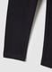 Girls' black stretchy cotton skinny leggings_3