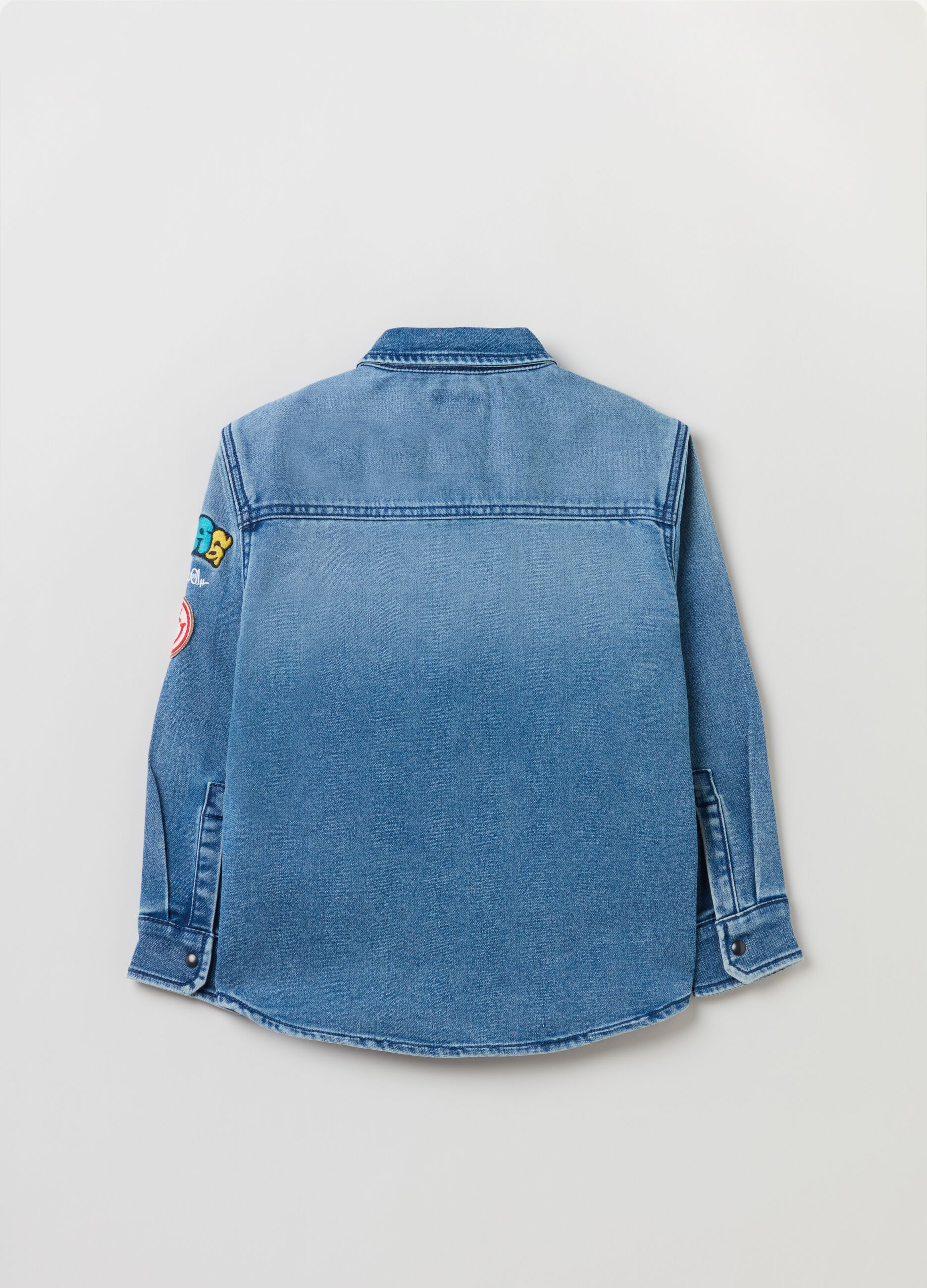 Shacket full-zip con patch_1