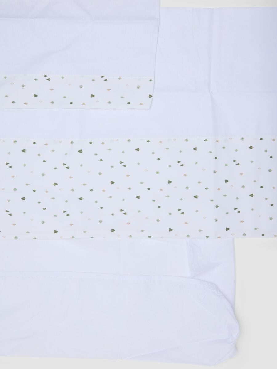Lenzuolino bianco in puro cotone con stampa all over_2