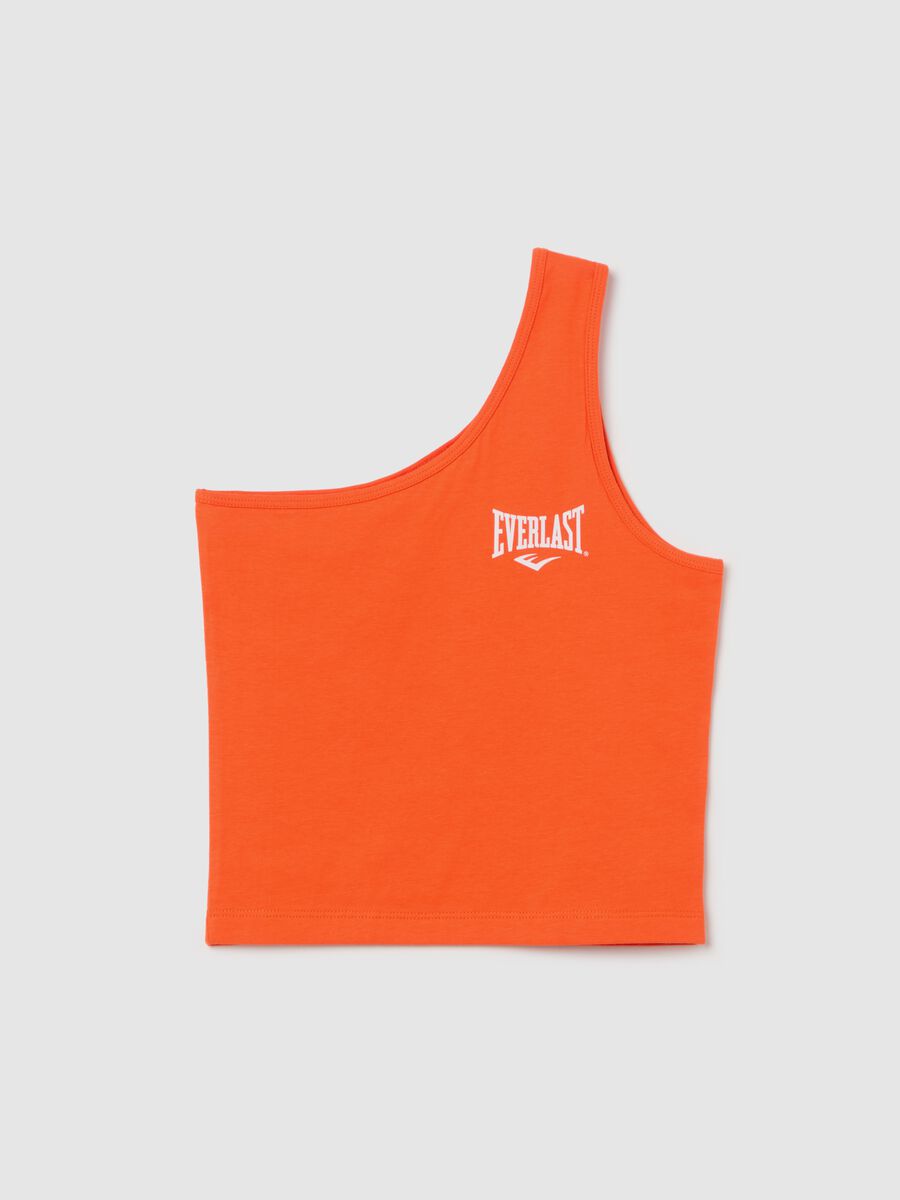 Single-shoulder top with logo embroidery_4