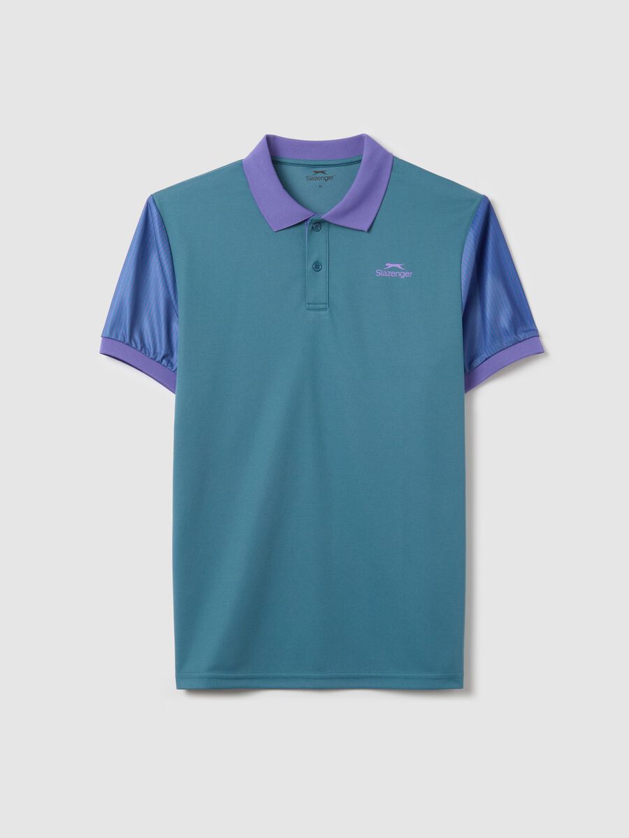 SLAZENGER polo shirt in technical fabric_4