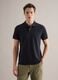 Black pure cotton short sleeve polo shirt regular fit_0