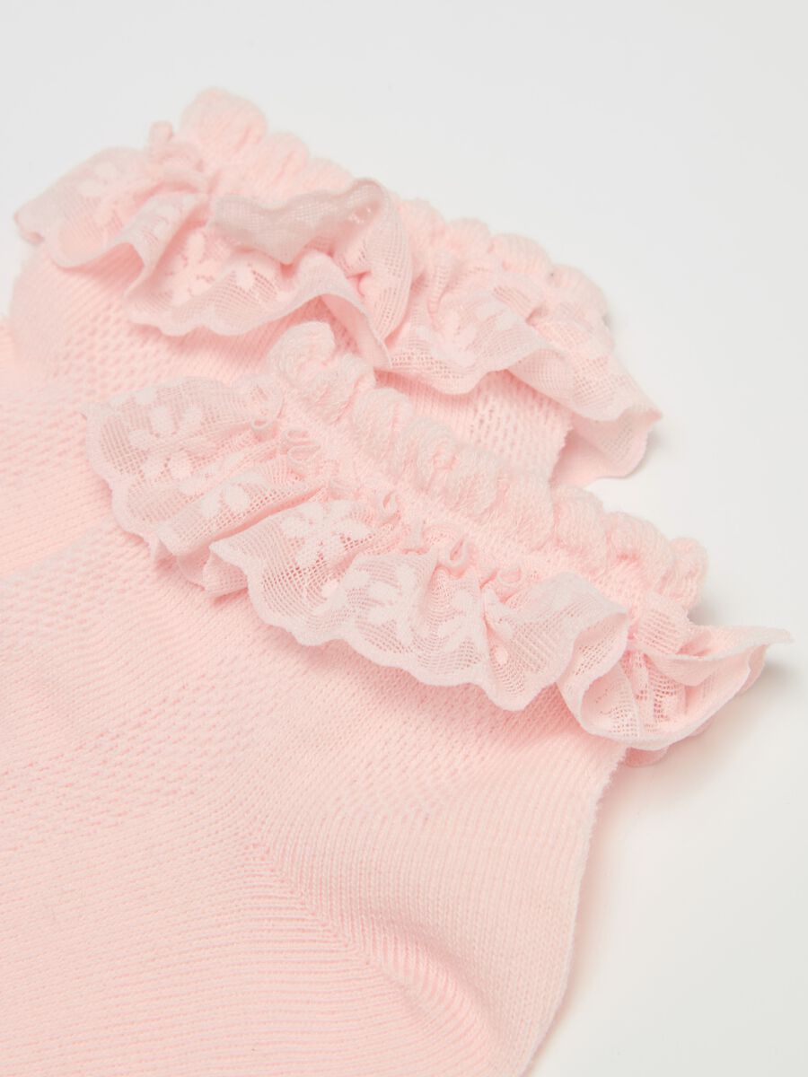 Short socks with tulle_1