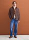 Brown wool-viscose blend shacket_1
