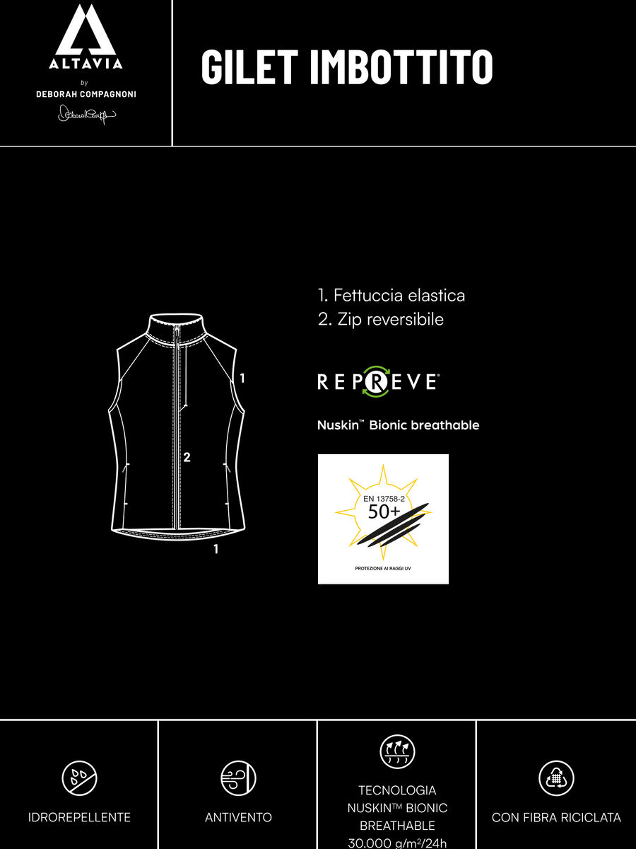 ALTAVIA WITH DEBORAH COMPAGNONI with padded gilet_3