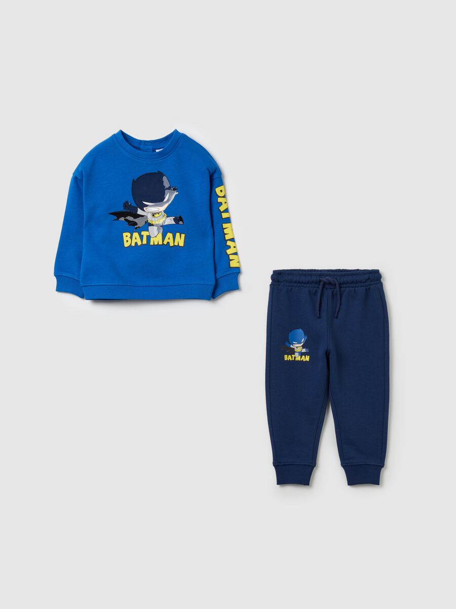 Cotton jogging set with Batman print_0