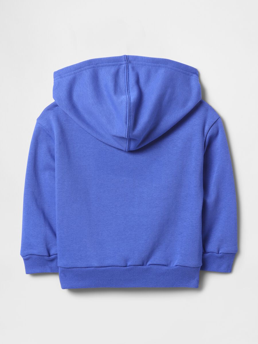 French terry sweatshirt with hood and logo print_1