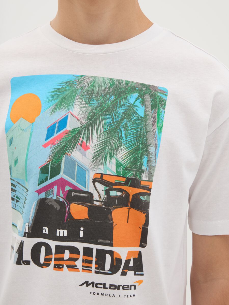 White T-shirt with Florida print_1