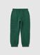 Green Cotton Jogger Trousers_0
