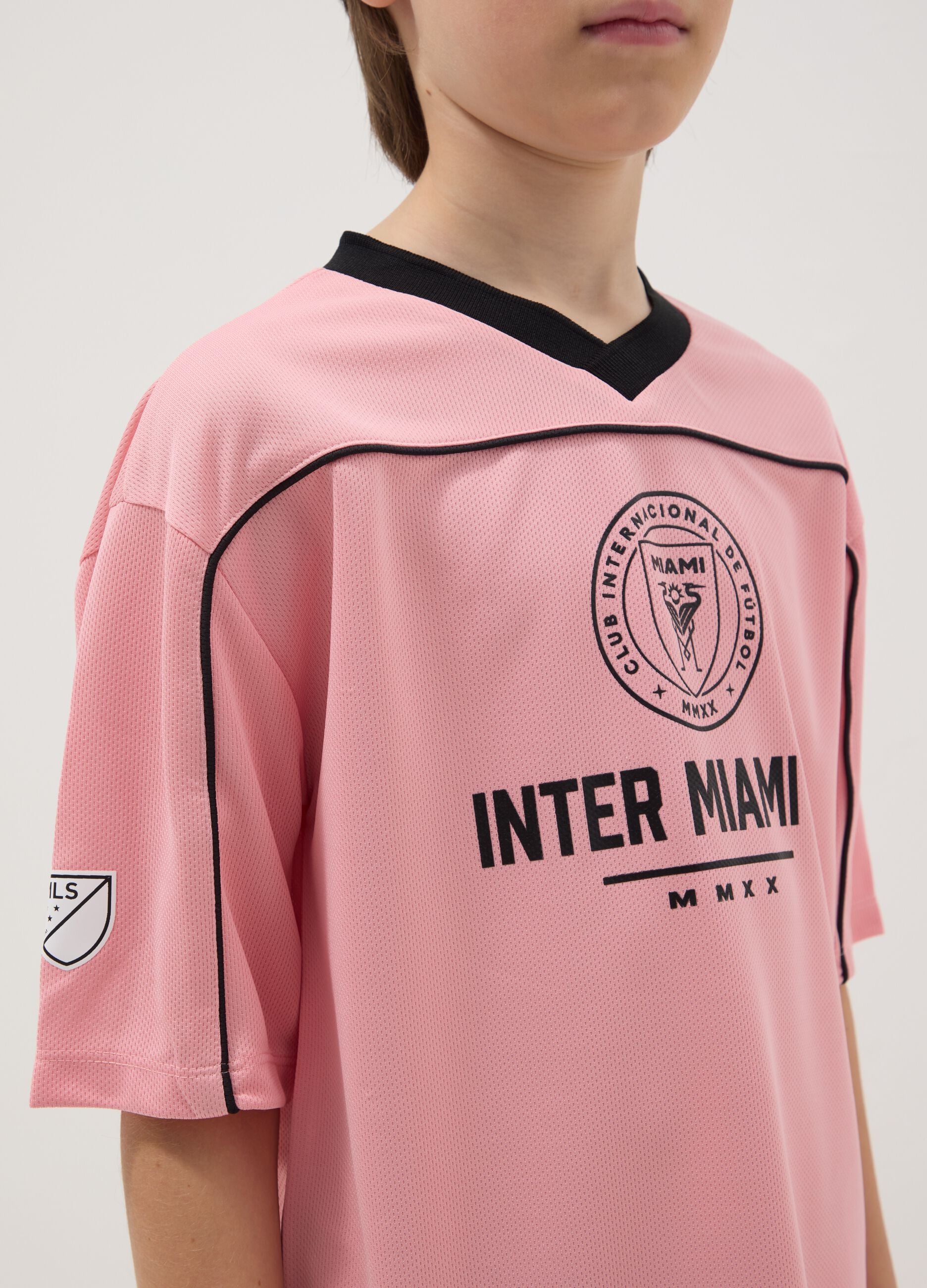 Inter Miami CF regular fit pink pure cotton t-shirt