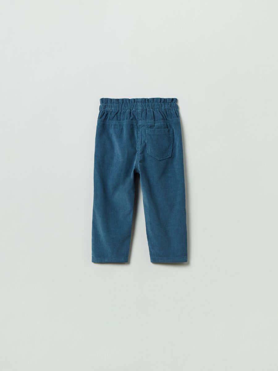 Pantaloni in corduroy con tasche_1